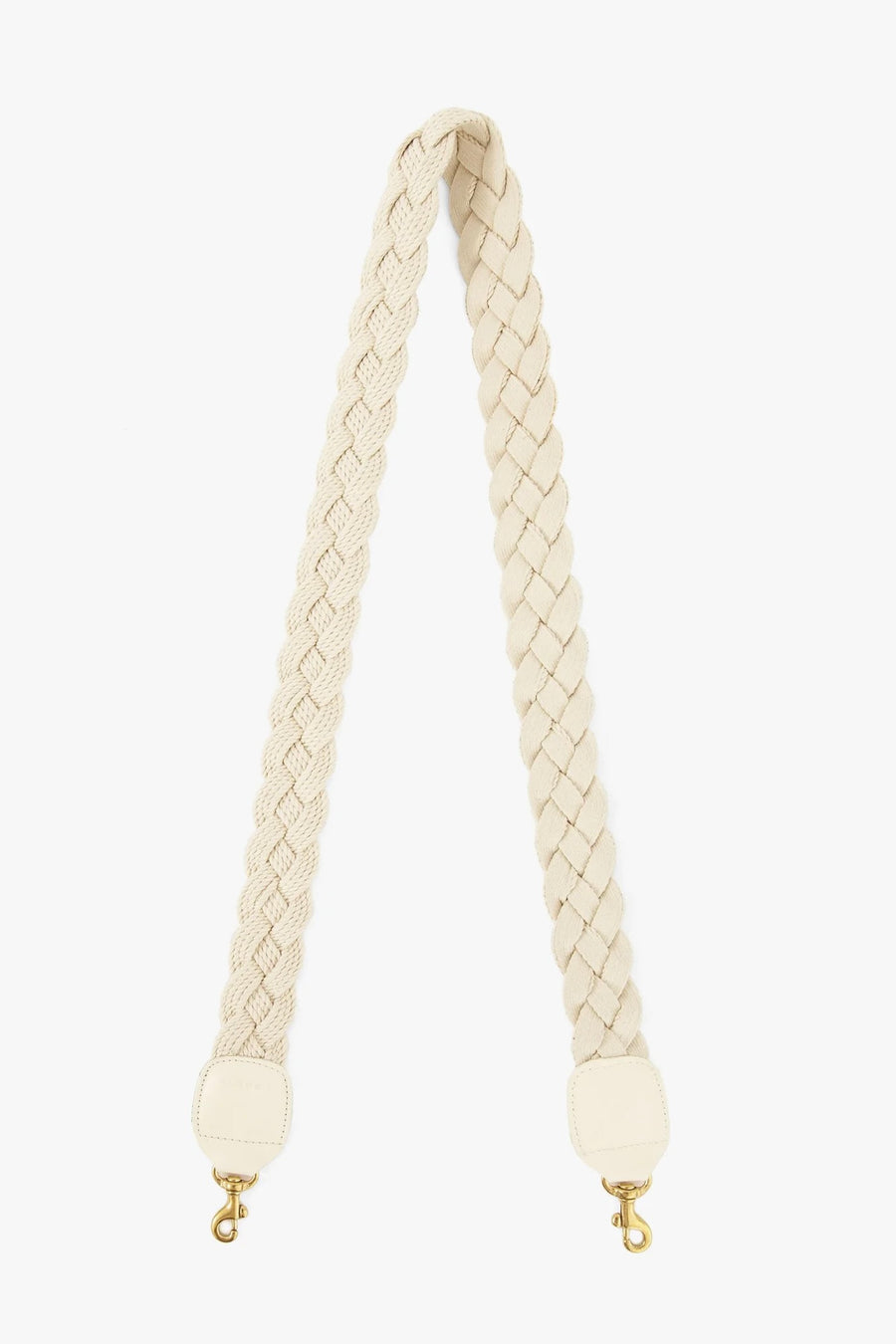 Crossbody Strap - Cream Braided Rope