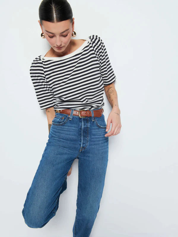 Deana Stripe Envelope T-Shirt - City Stripe