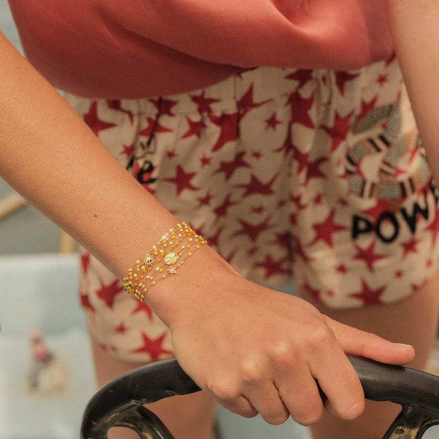 7.5" Classic Gigi Bracelet - Lemon + Yellow Gold