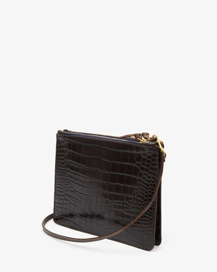 Margot Double Sac Bretelle - Kalamata Croco