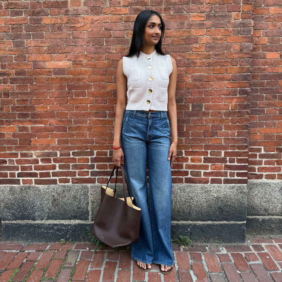 Everyday Soft Tote - Chocolate/Butter
