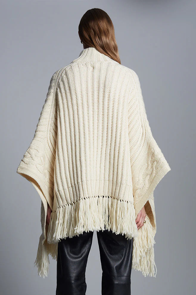 Hanni Poncho - Ivory