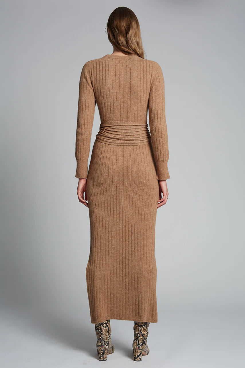 Helene Sweater Dress - Camel