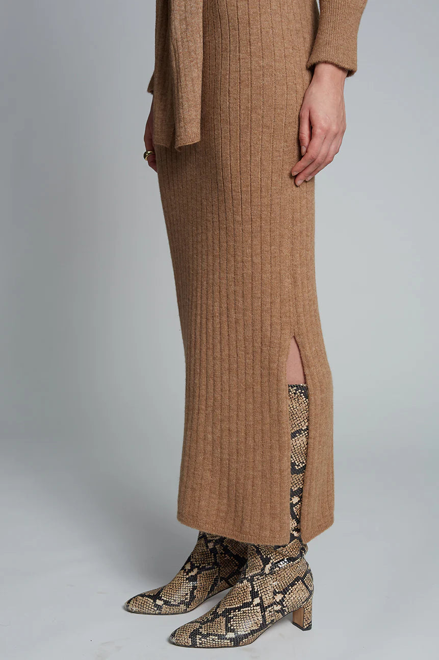 Helene Sweater Dress - Camel