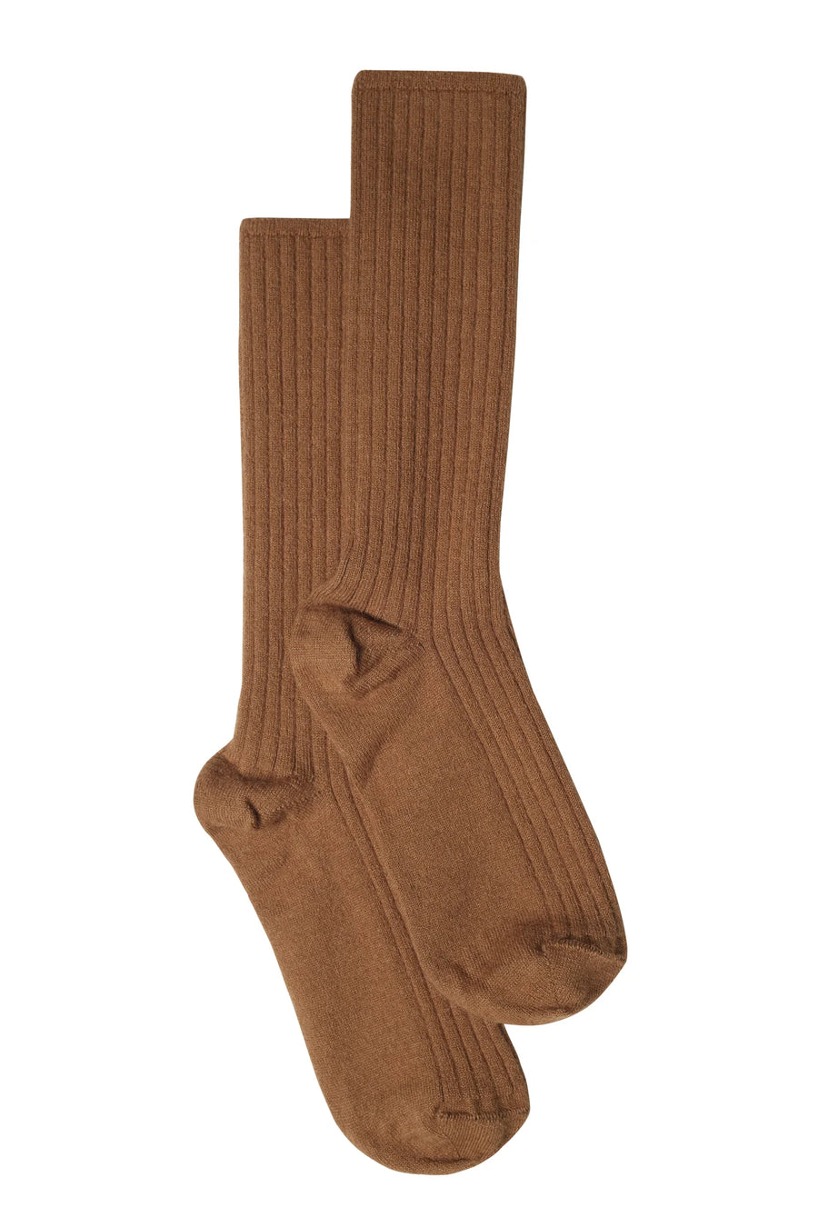 Ali Ribbed Sock - Camel