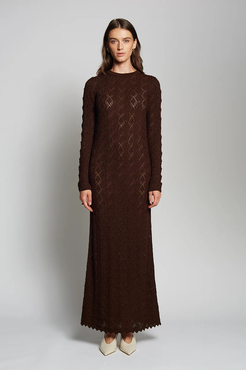 Aurela Dress - Espresso