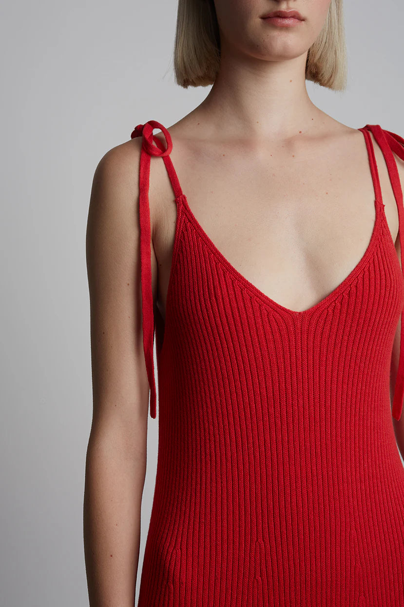 Cecilia Dress - Rosso