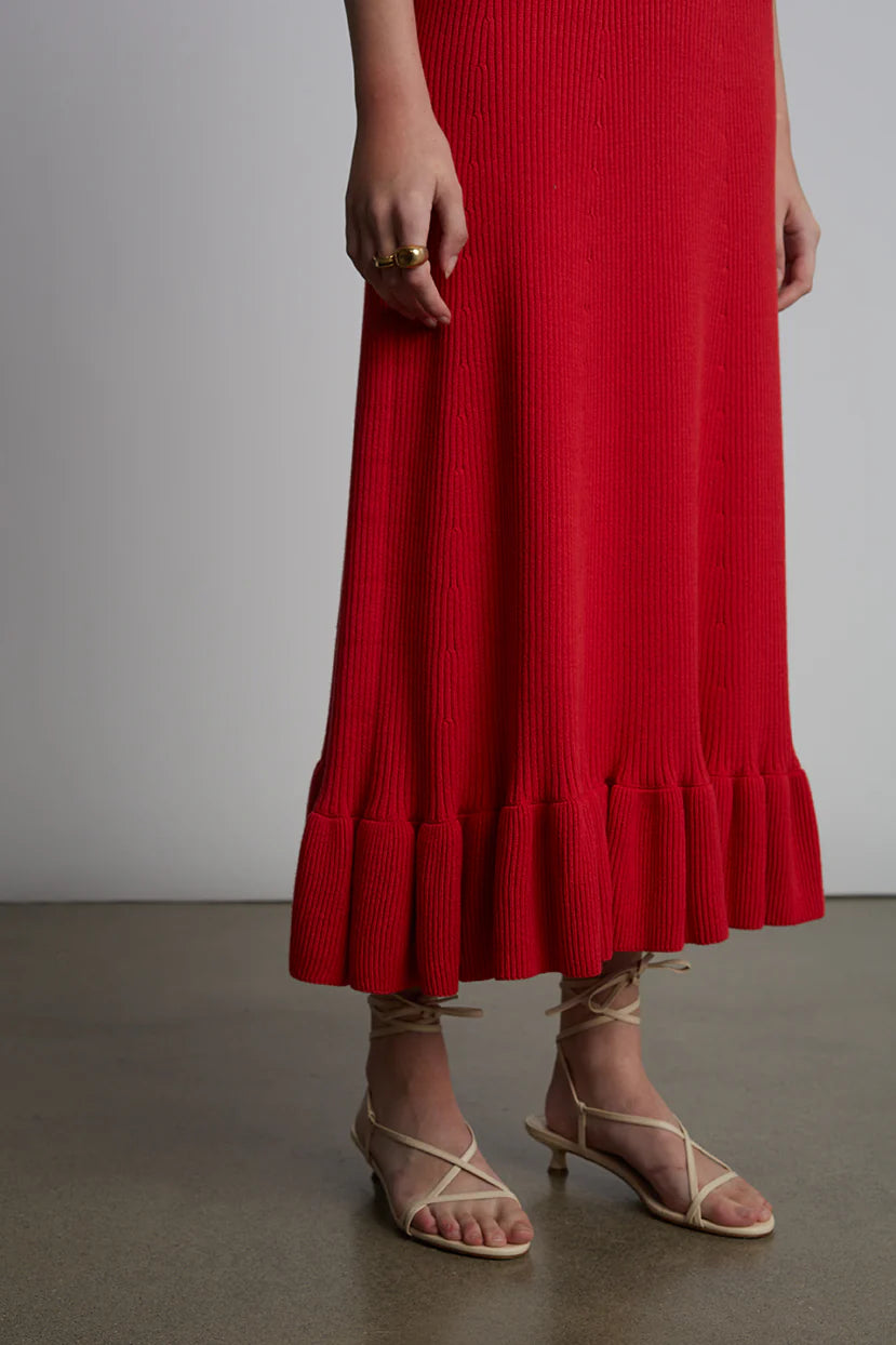 Cecilia Dress - Rosso