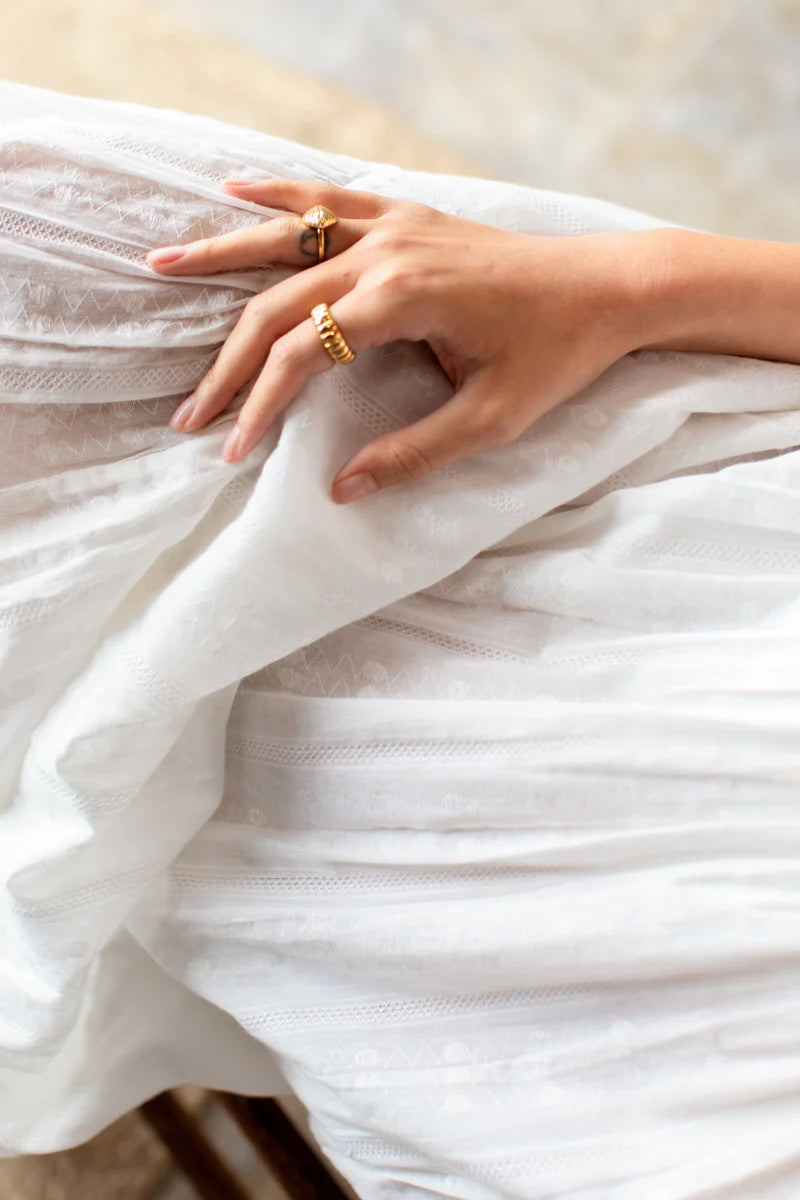 Solstice Skirt - Bright White
