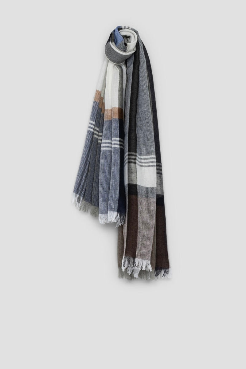 Fiji Duncan Scarf - Flannel Grey Blue