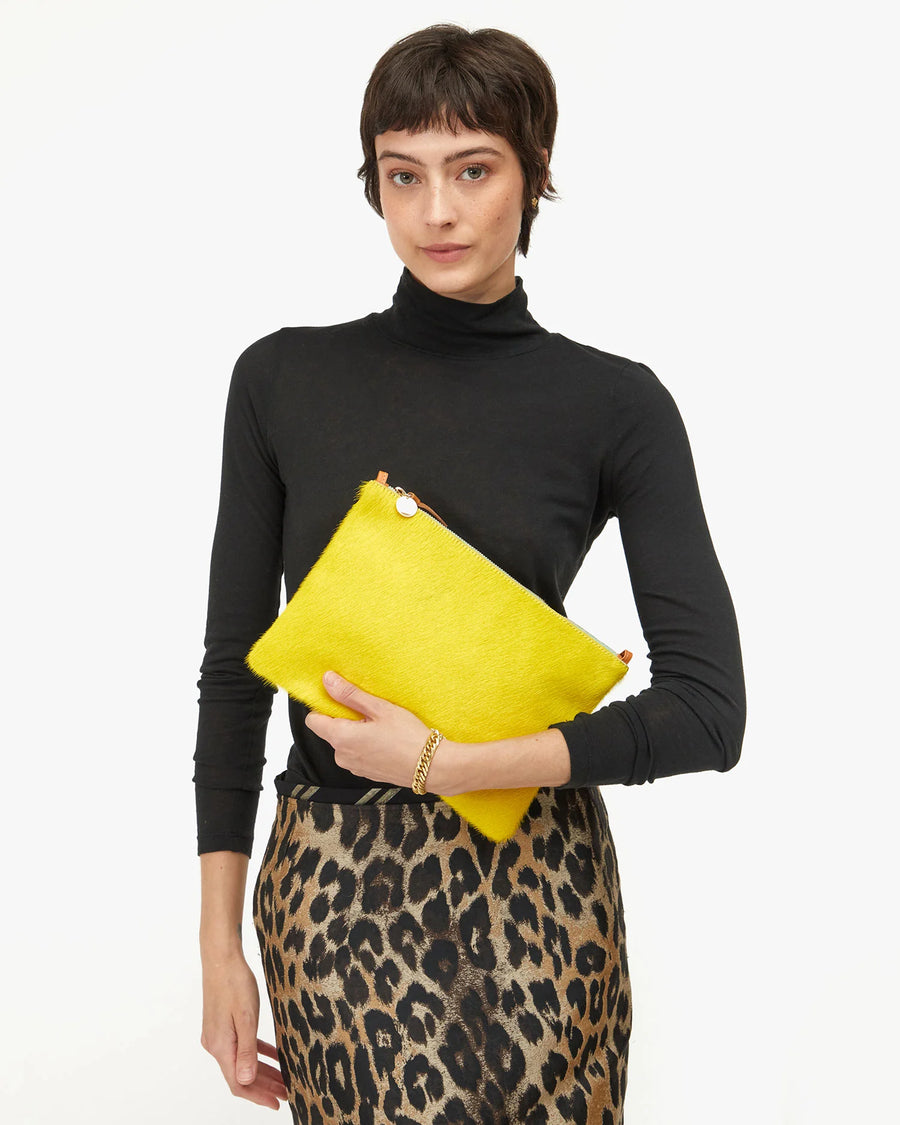 Flat Clutch w/ Tabs - Citron