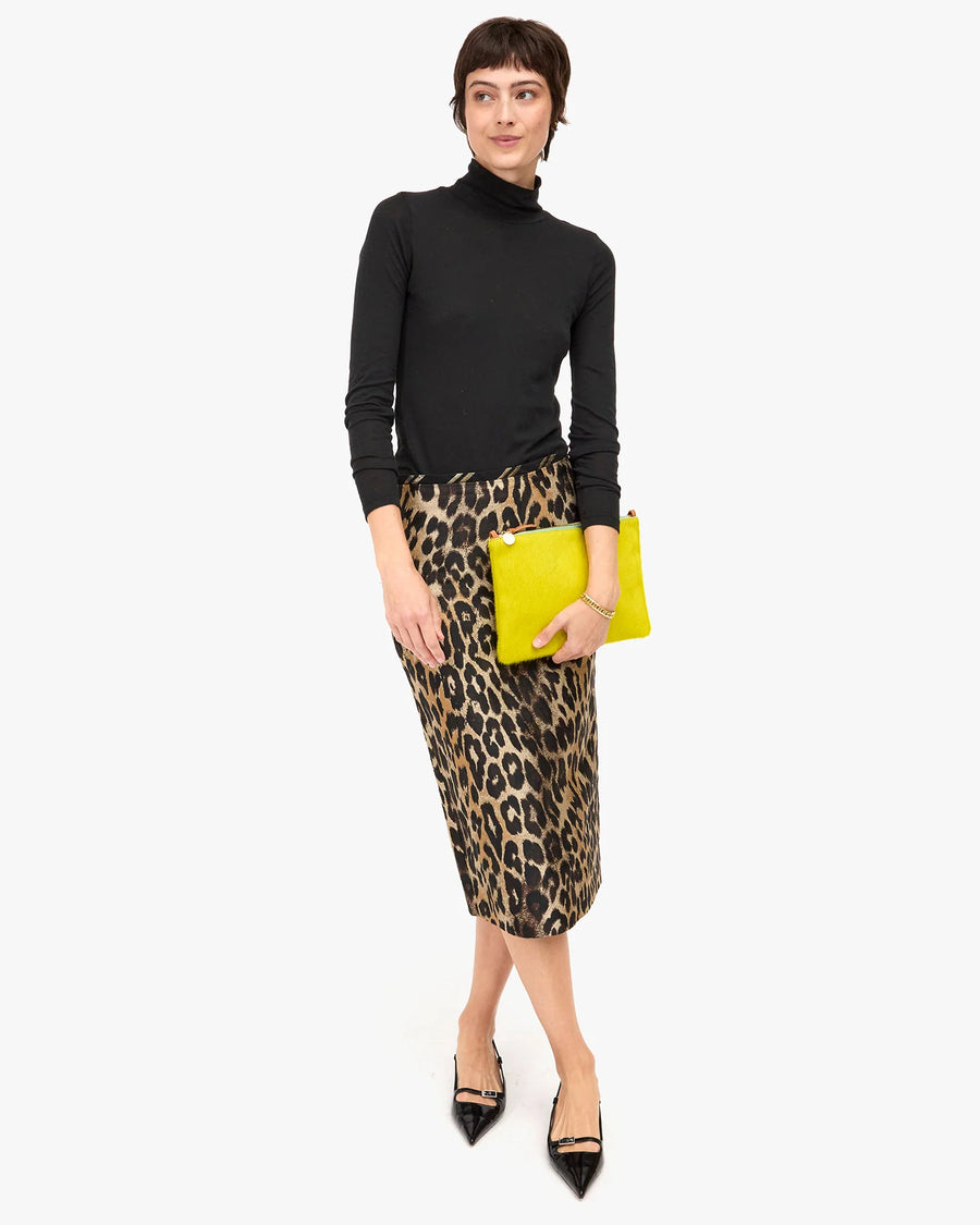 Flat Clutch w/ Tabs - Citron