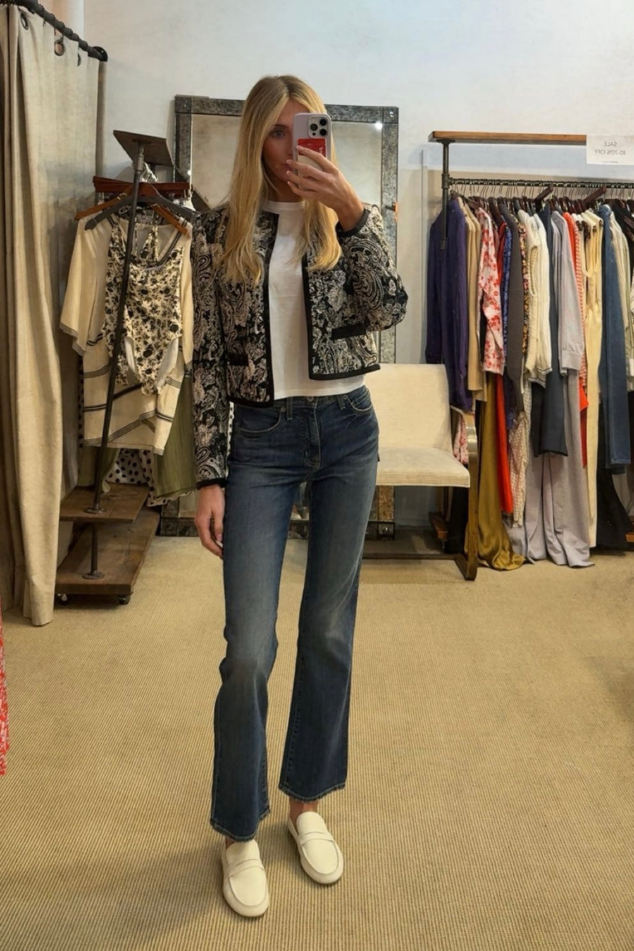 Bono Jacket - Mixed Paisley Print
