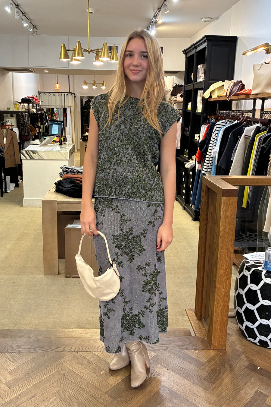 Brocca Vest - Dove-Green