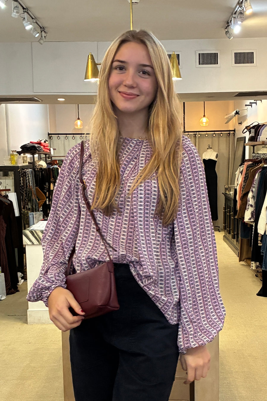 Anaya Top - Lilac