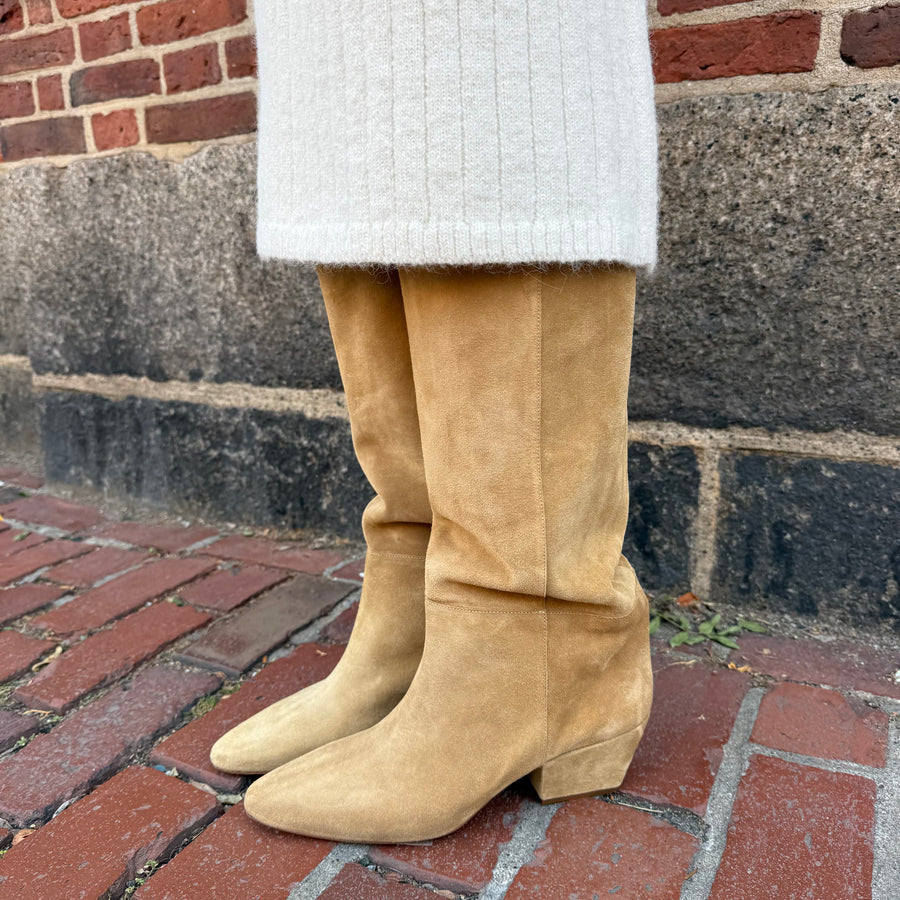 14212_My Shoes - Tall Boot in Suede - Ambra
