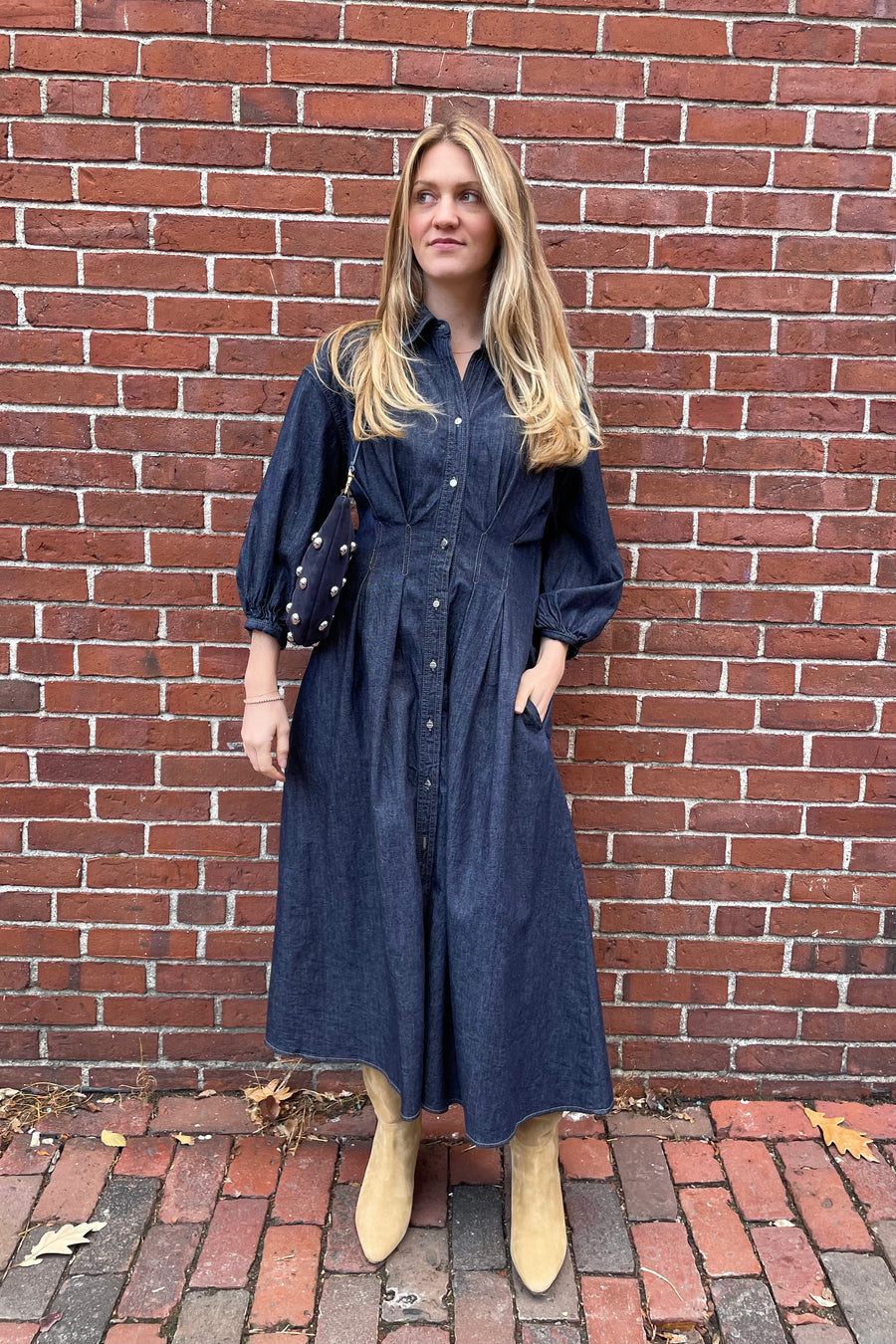 Mason Dress - Indigo Resin