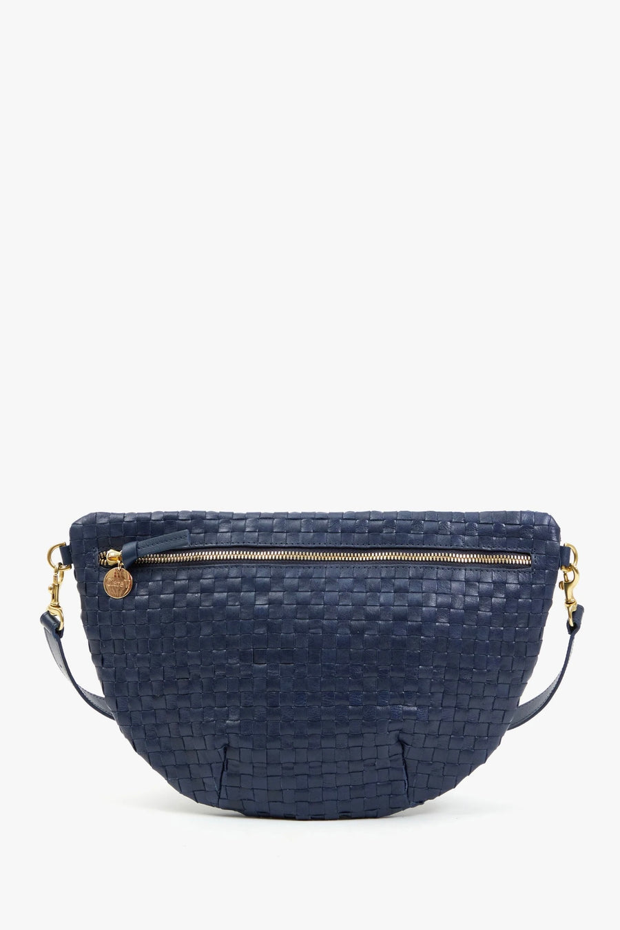 Grande Fanny - Bleu Marine Woven Checker