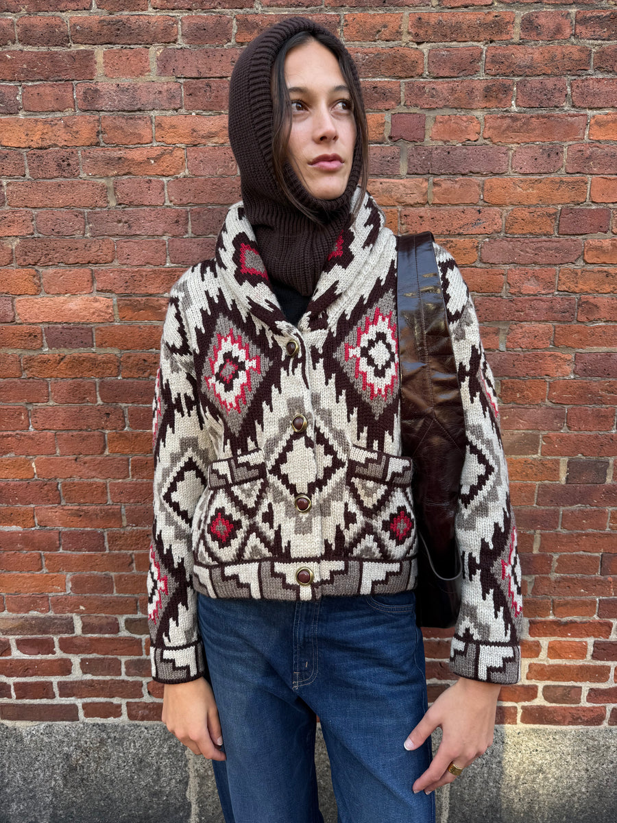 Lydie Cardigan Wool Motivo Navajo - Mix