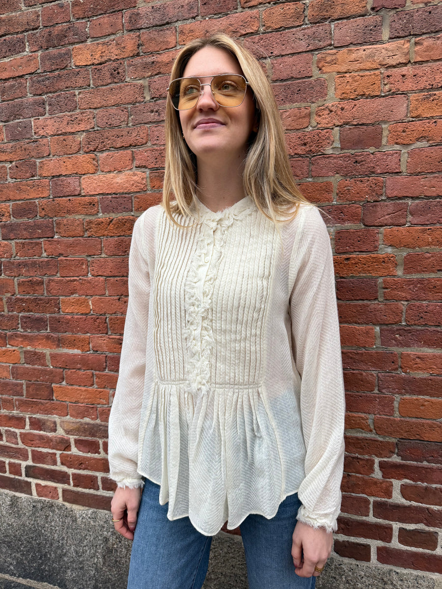 Adriel Tunic Blouse - Cowrie