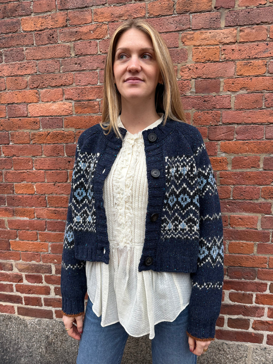 Damas Cardigan - Navy Blue