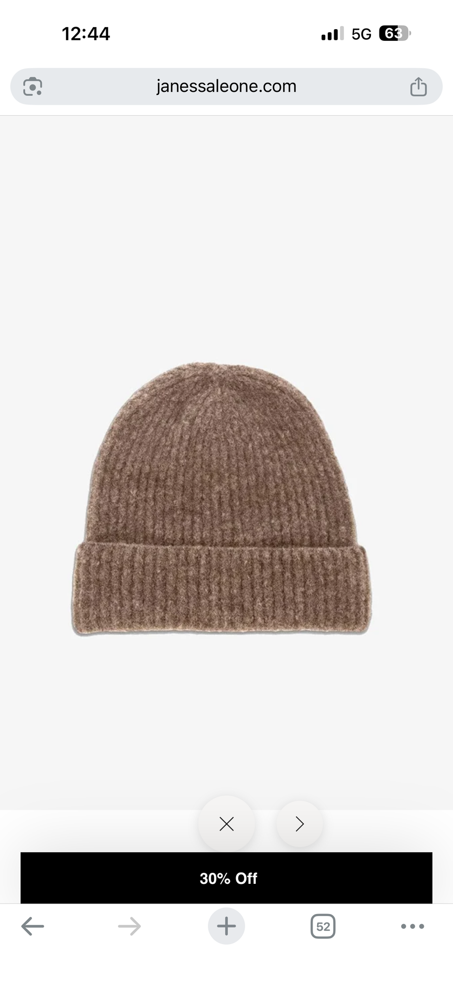 Piper Beanie - Heather Brown
