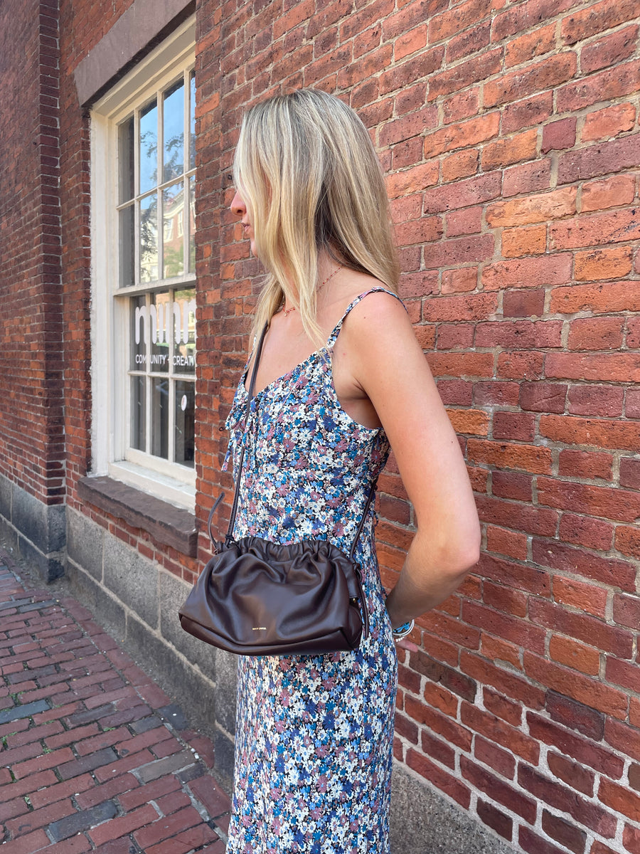 Mini Cloud Clutch - Chocolate
