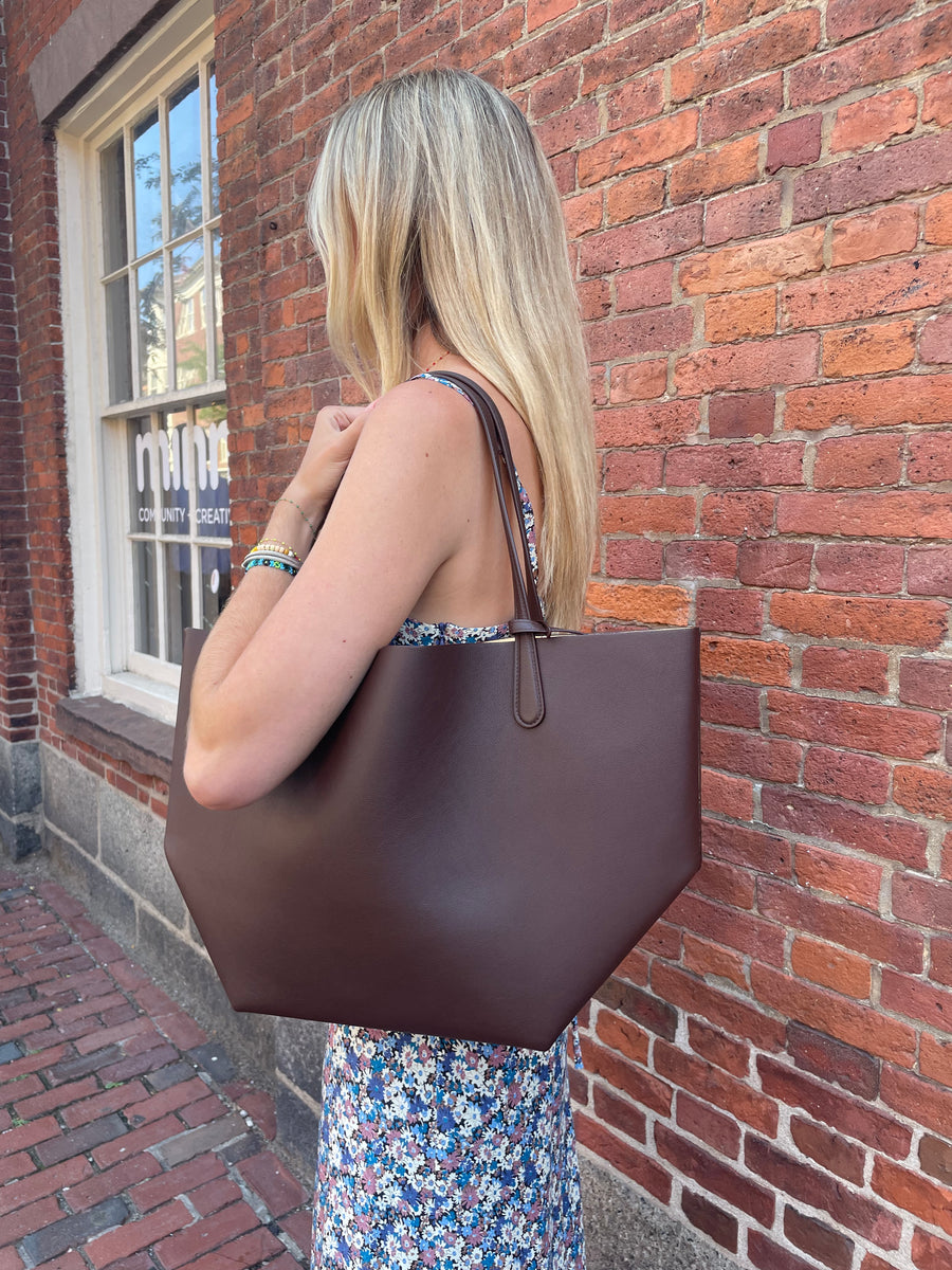 Everyday Soft Tote - Chocolate/Butter