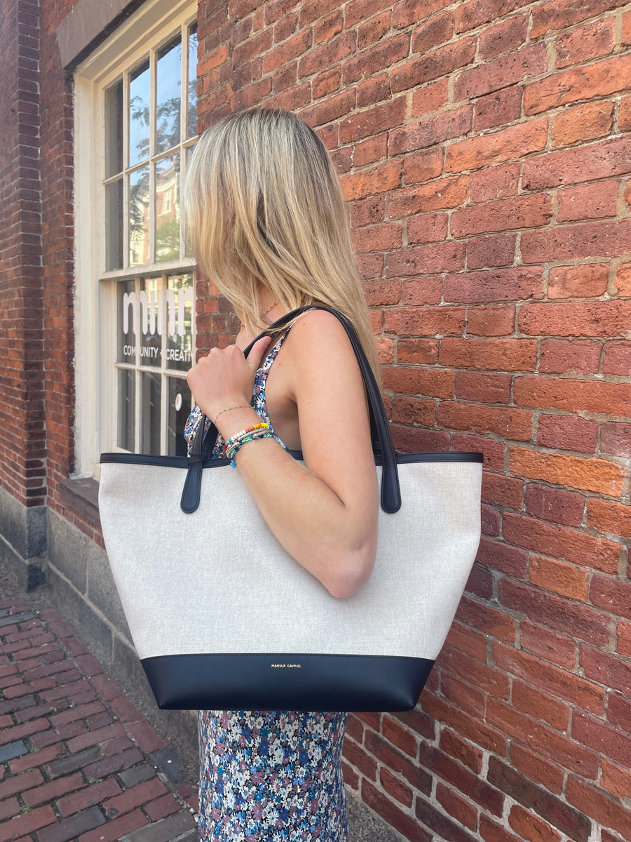 Everyday Soft Tote - Natural/Black