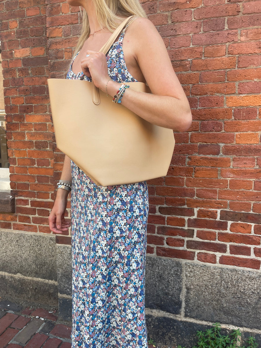Everyday Soft Tote - Sand/Cornflower