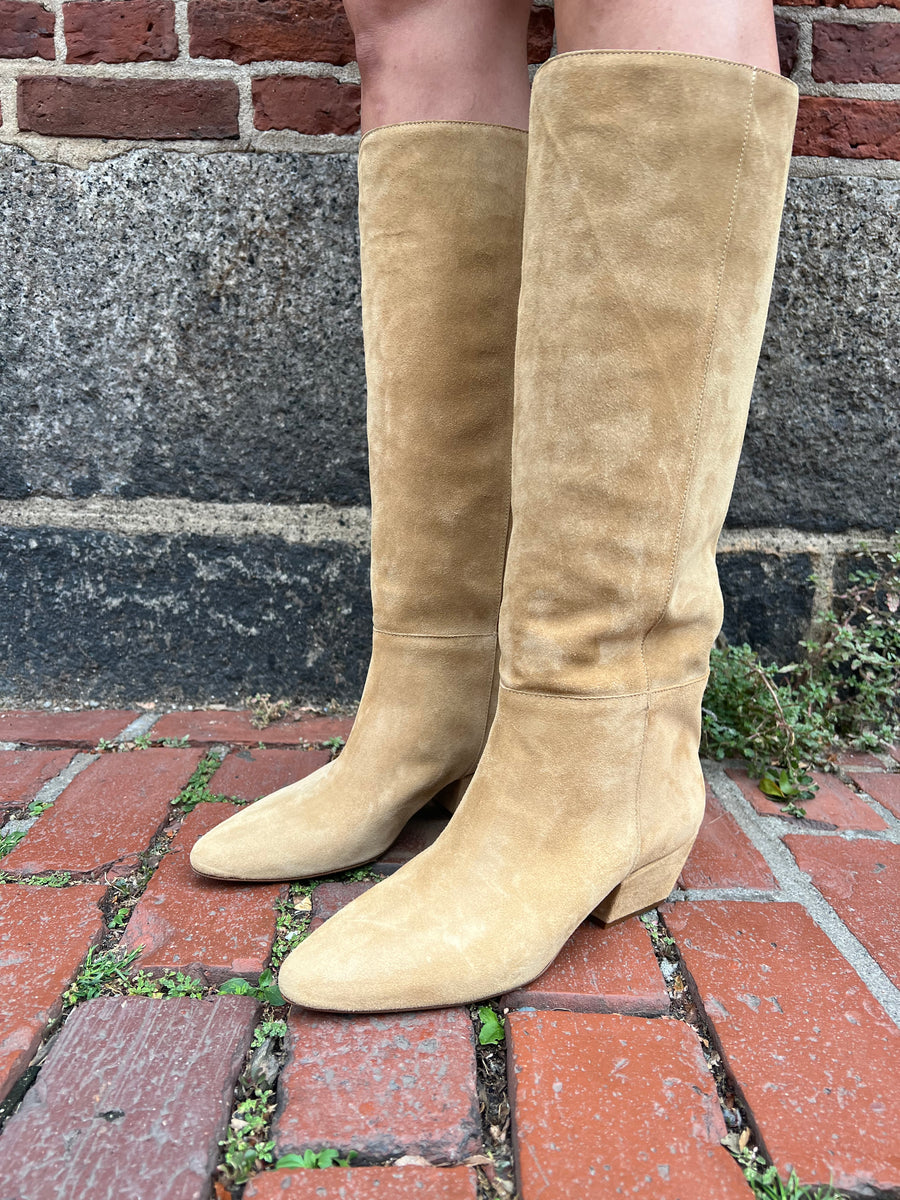 14212_My Shoes - Tall Boot in Suede - Ambra