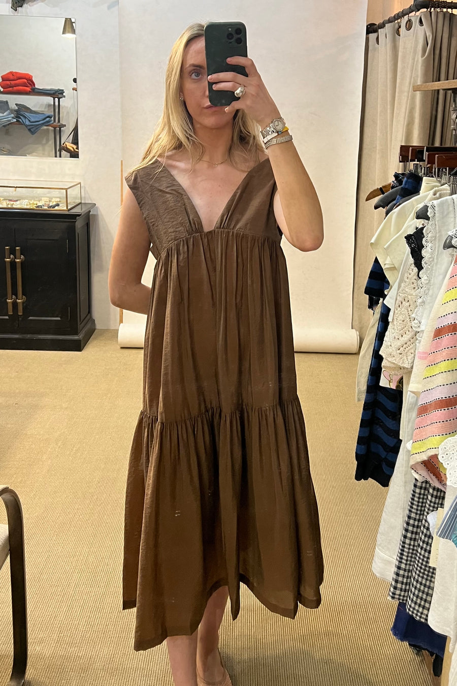 Arado Dress - Brown