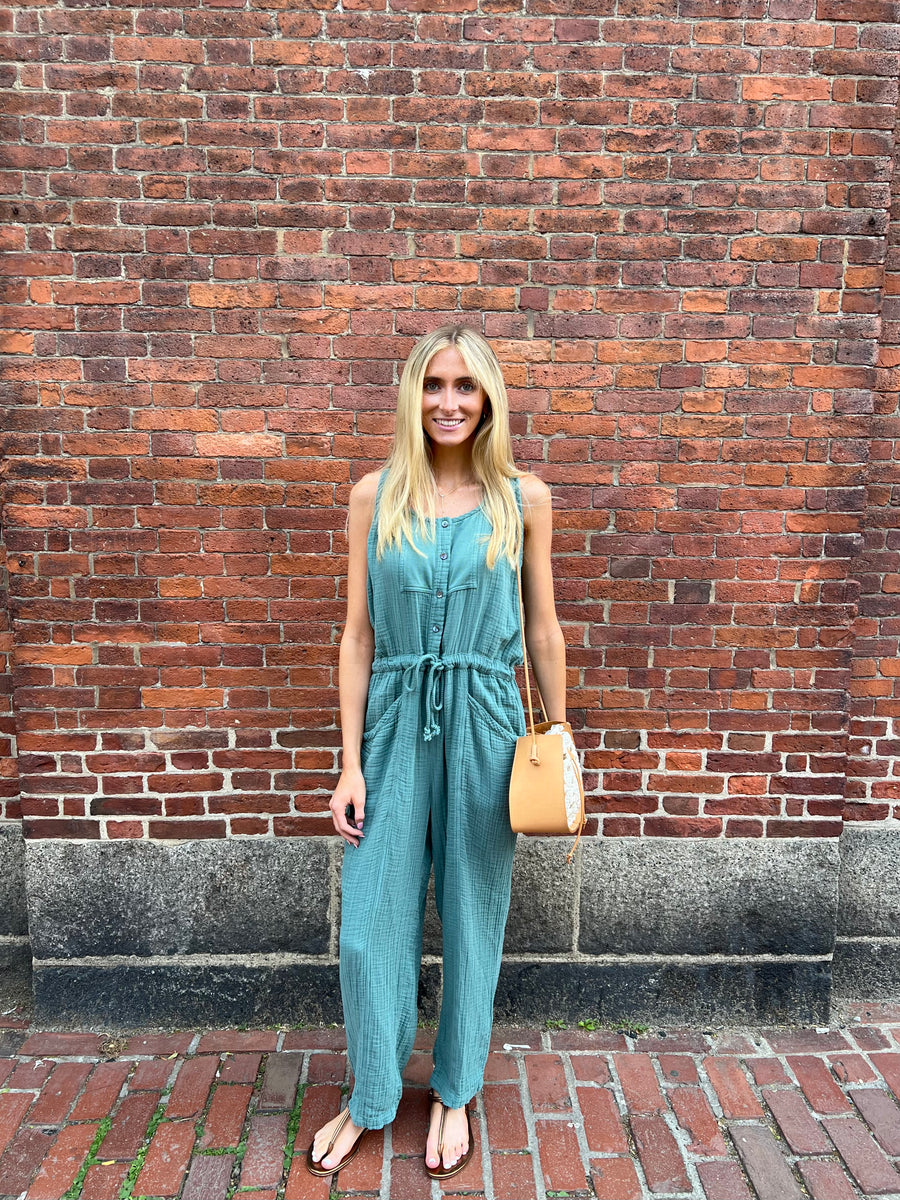 Ollie Jumpsuit - Dusty Sage