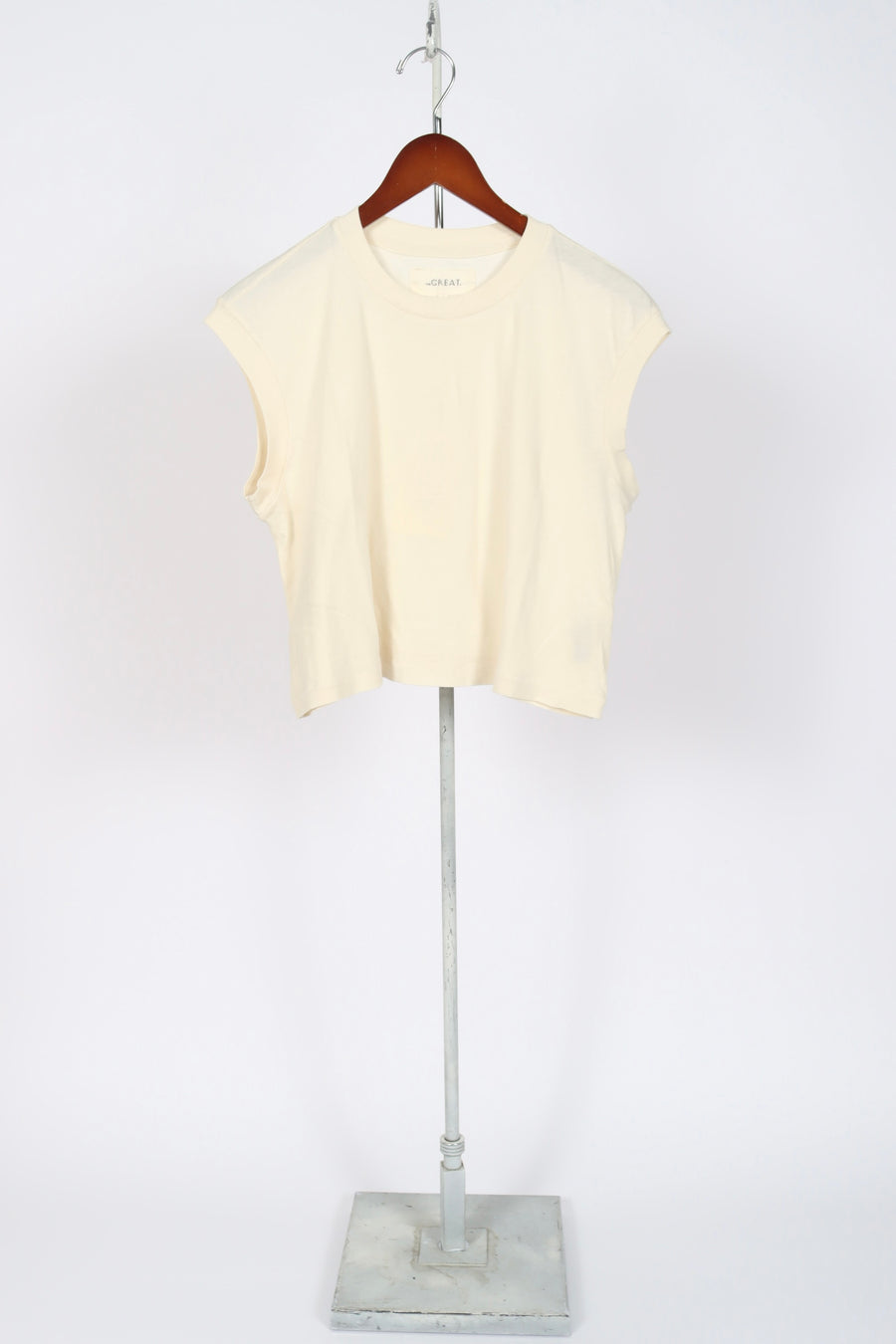 The Square Tee - Washed White