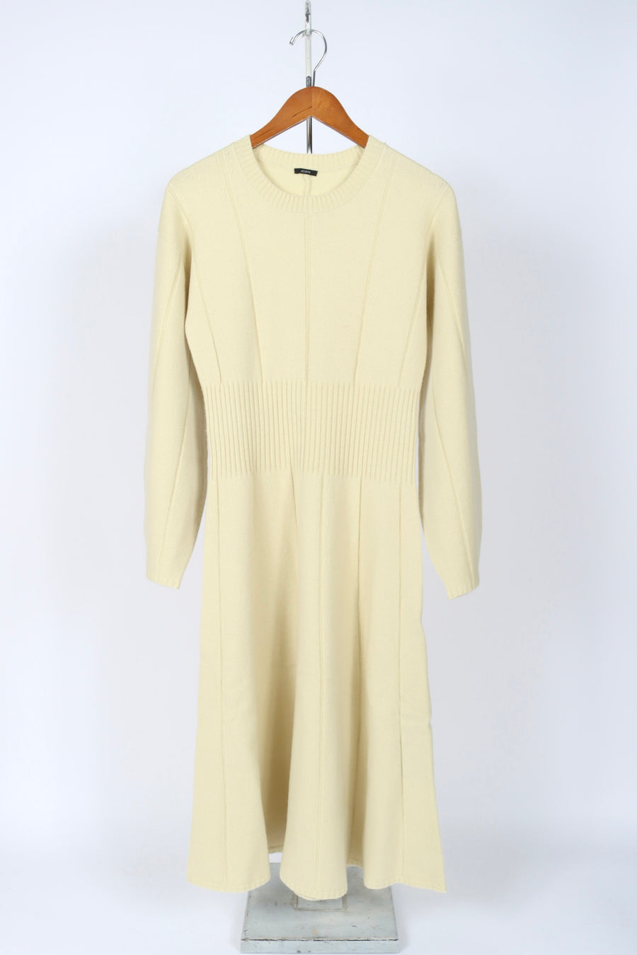 Soft Wool Dress - Pale Olive