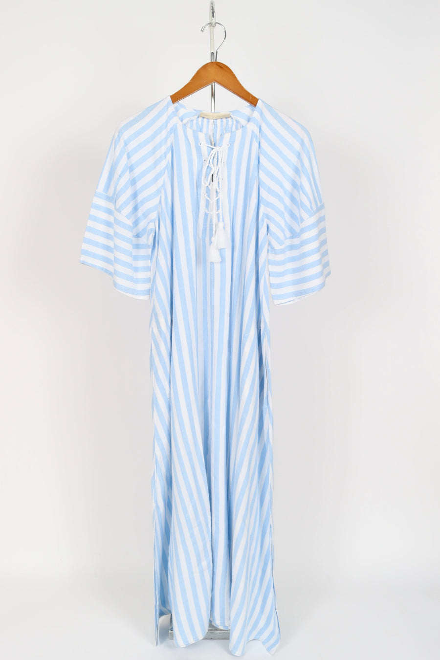 Brooklyn Dress - Blue/White