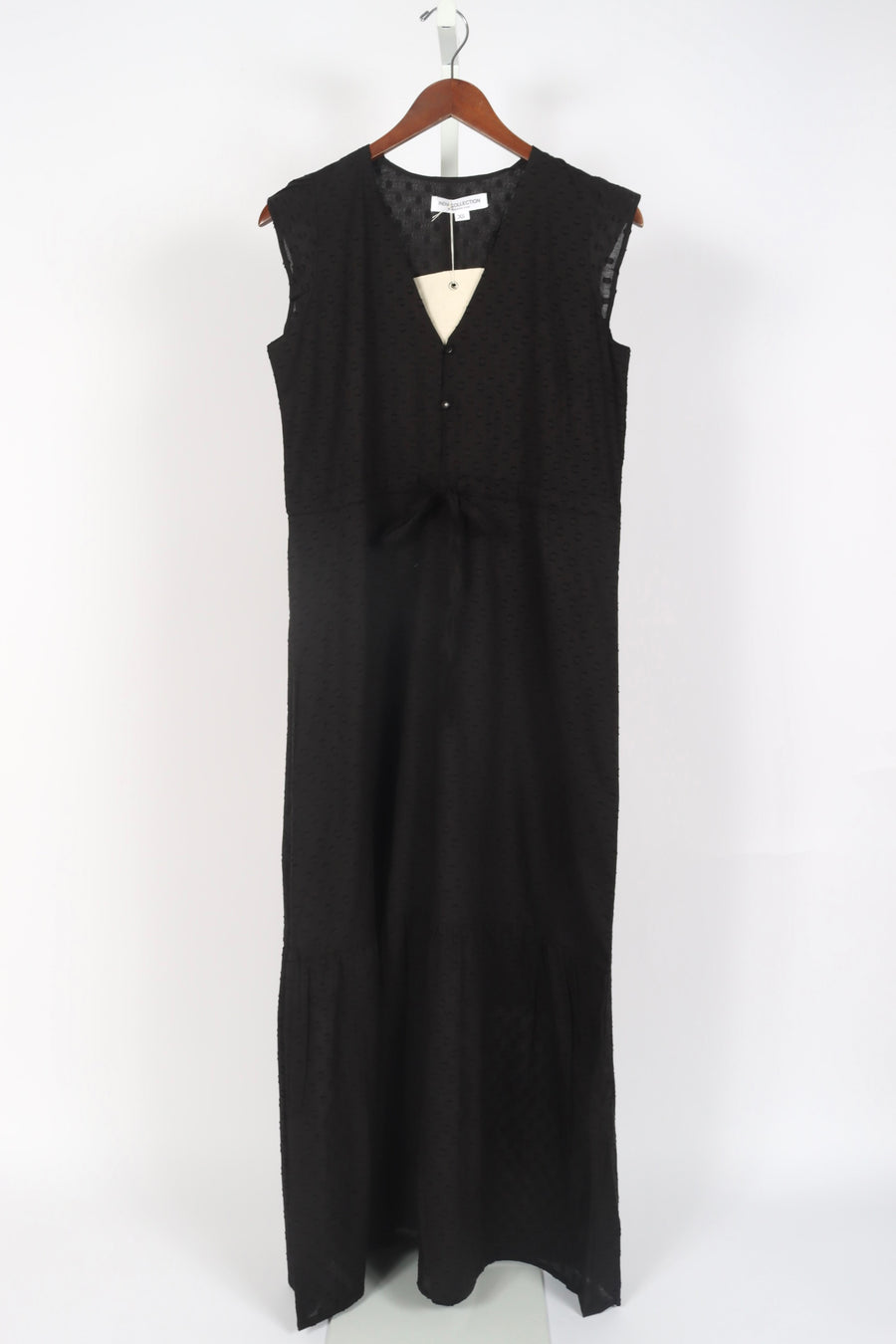 Surya Dress - Black Swiss Dot Organic