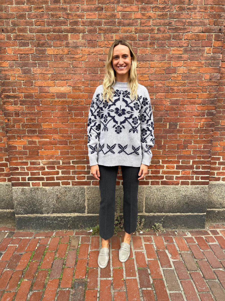 Georgia Fairisle - Light Charcoal Combo (By Phone Order Only)
