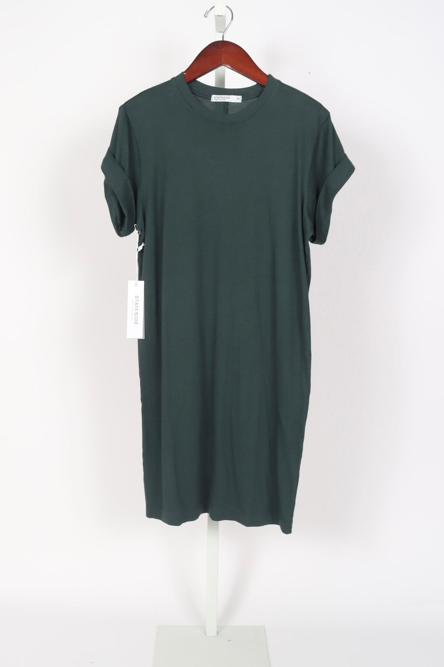 Cloud Jersey T-Shirt Dress - Verde