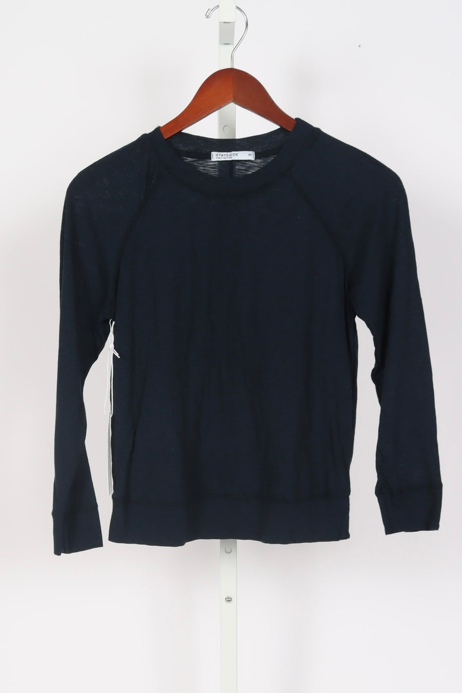 Supima Slub Sweatshirt Tee - New Navy