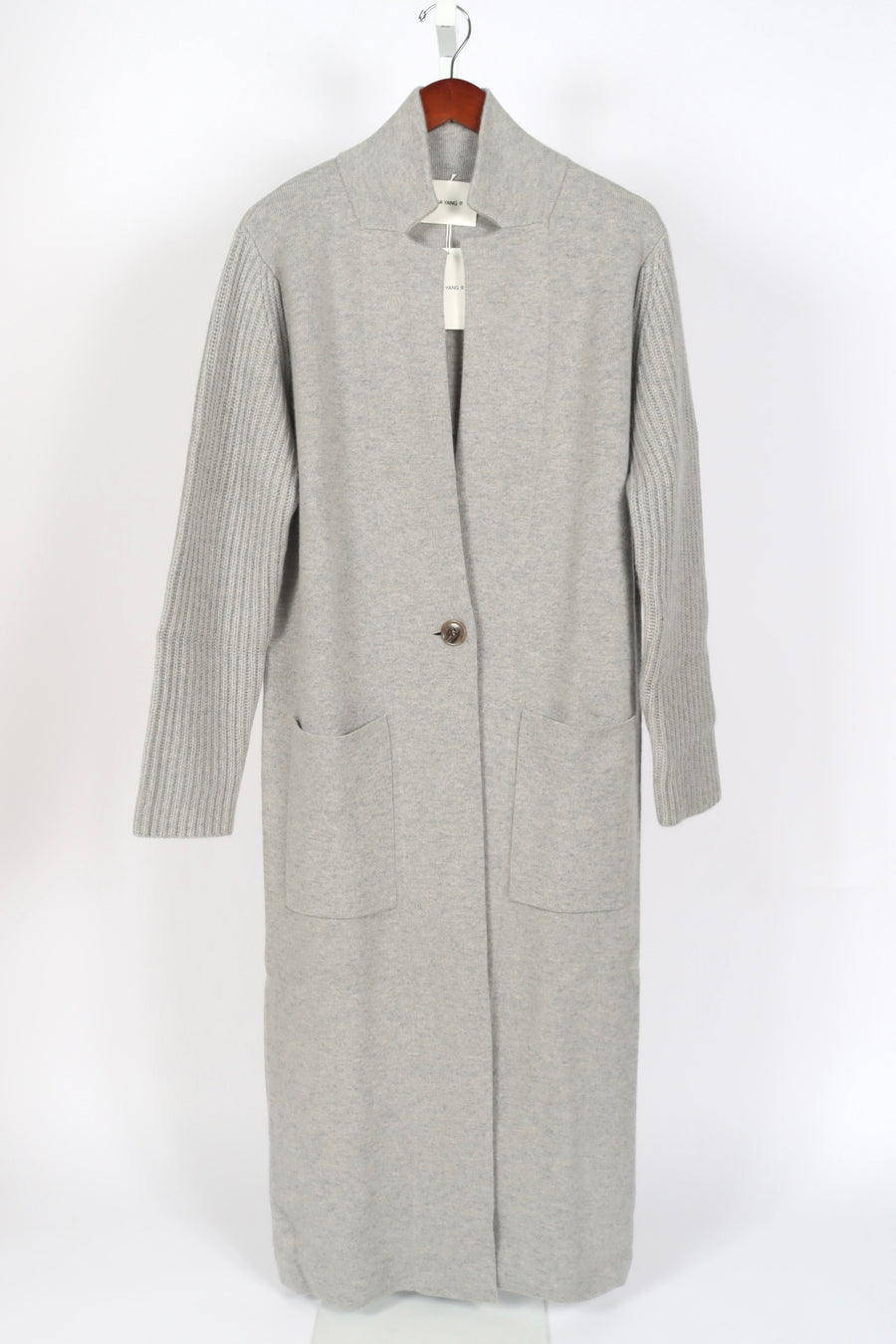 Feifei Cardigan Coat - Dove Grey