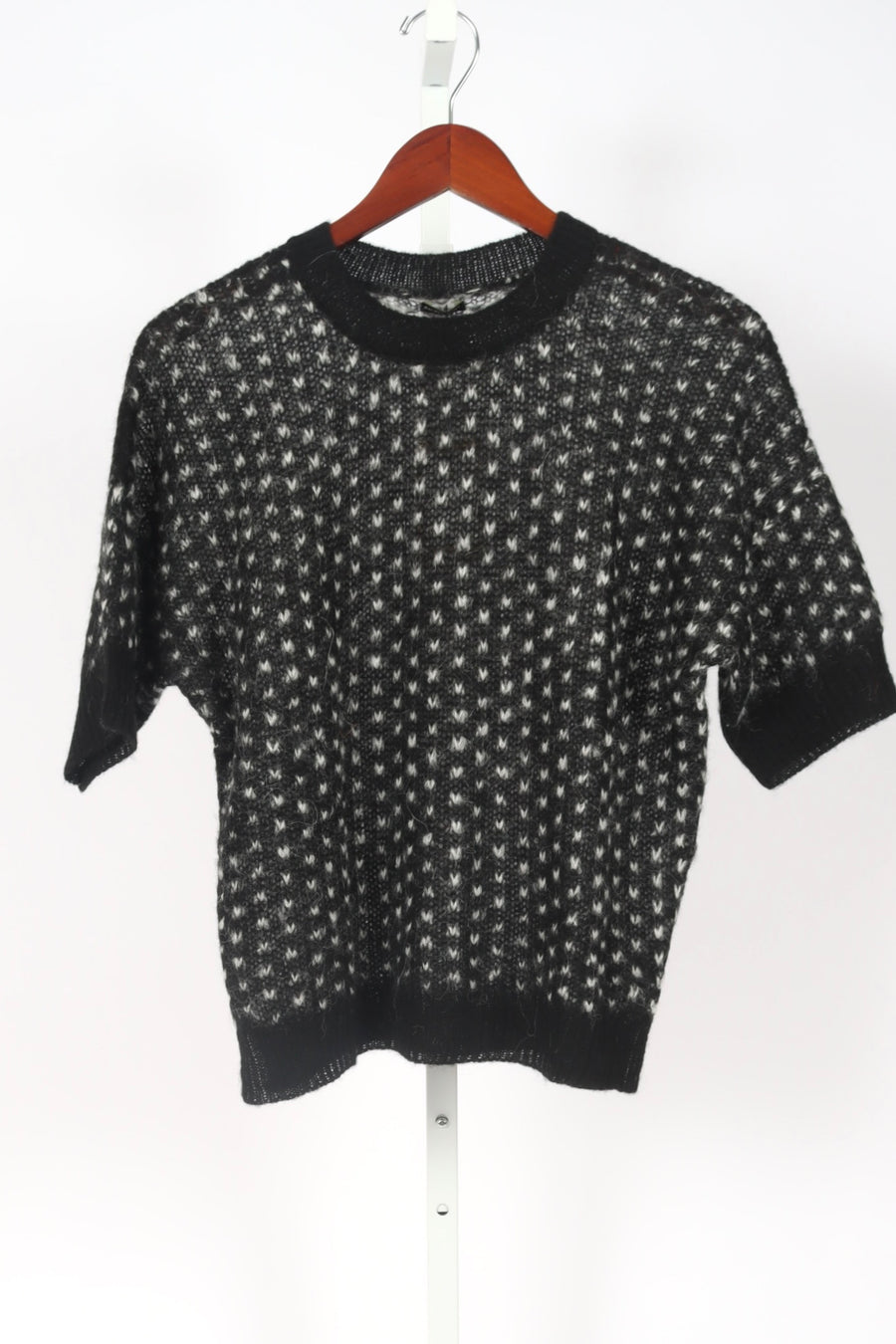 Kuovi Knit Tee - Black Multi