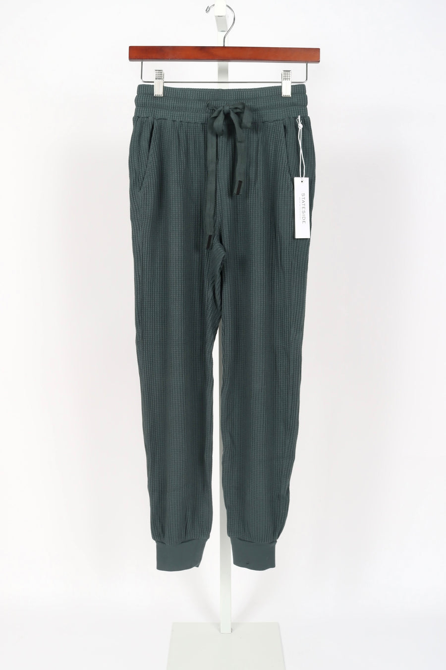 Luxe Thermal Drawstring Jogger - Verde