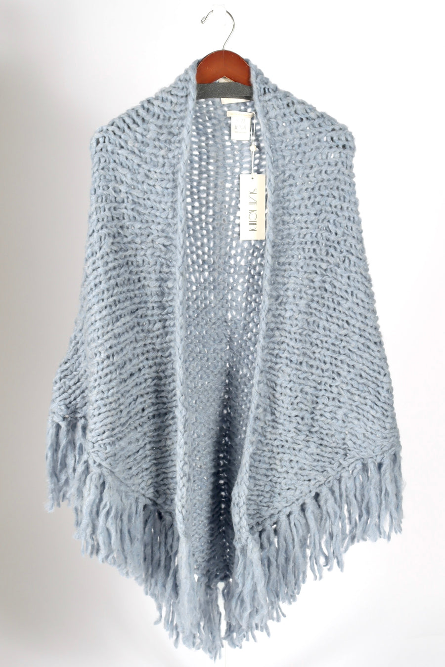 The Zoofka Shawl - Cashmere - Chambray