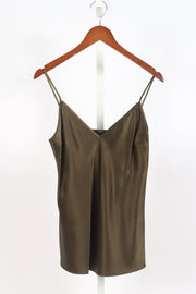 V-Neck Hardware One-Piece Swimsuit