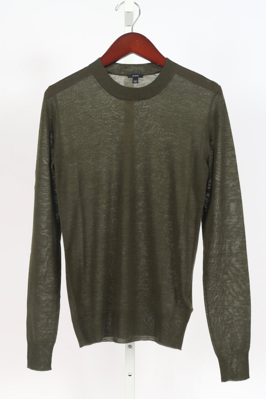 Cashair Round Neck Jumper - Hass Avocado