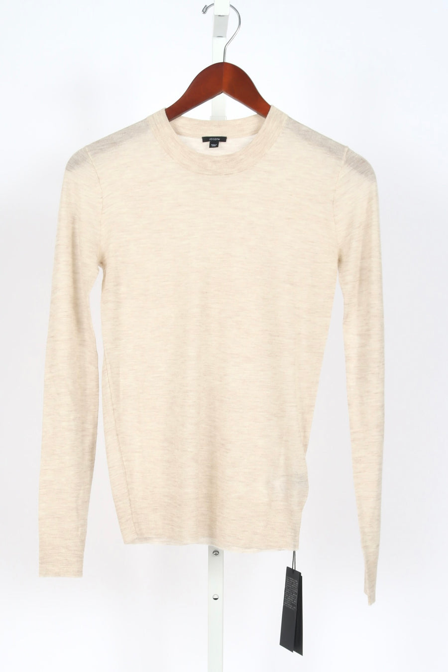 Cashair Round Neck Jumper - Oat Melange