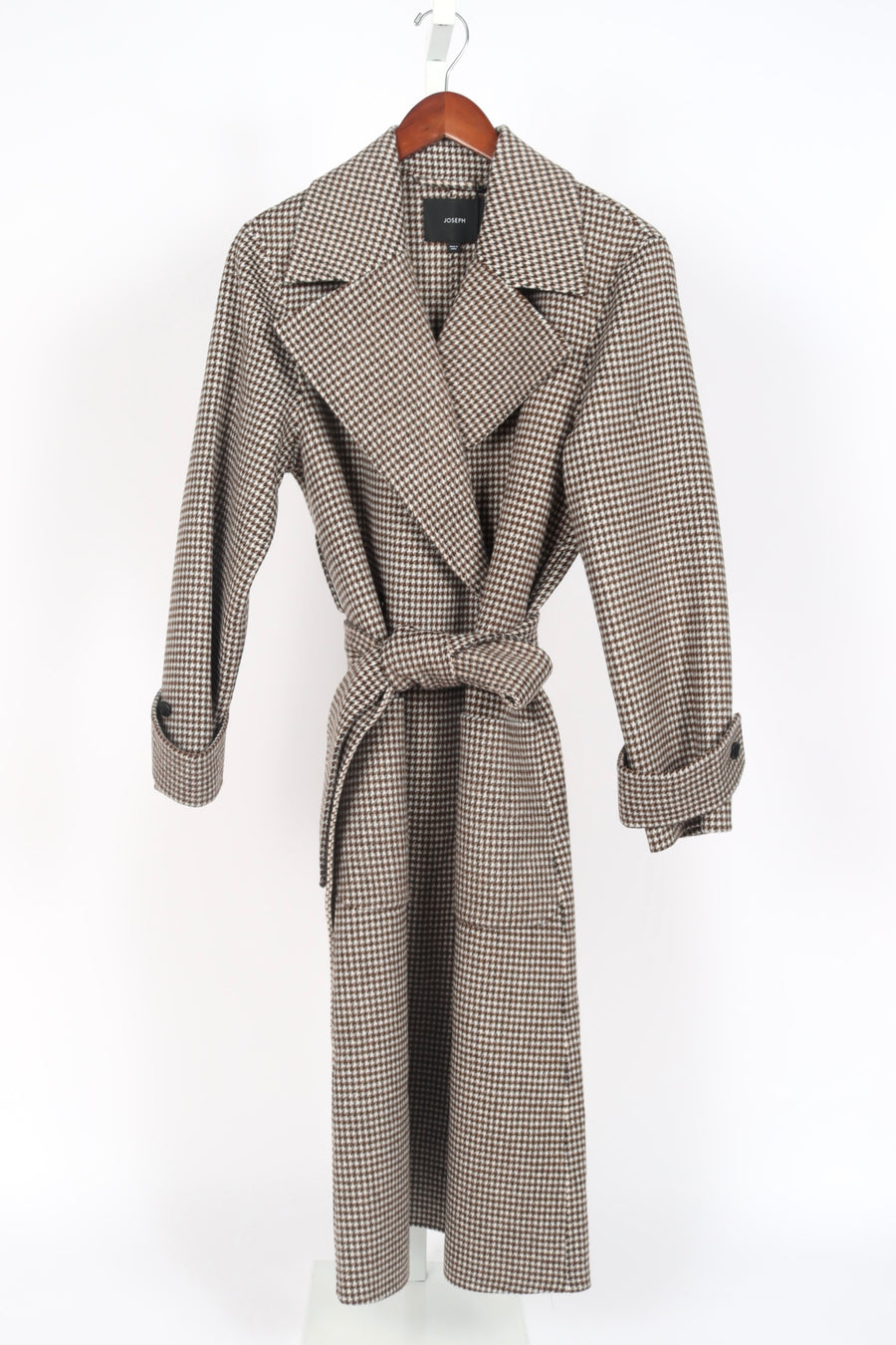 Double Face Dogtooth Arline Coat - Arabica Combo