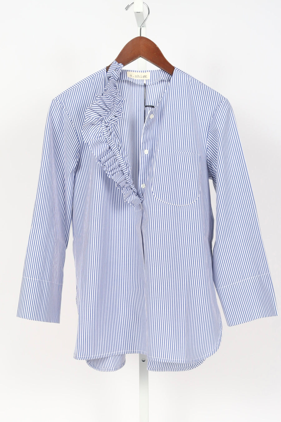 Brooke Shirt - Blue/White Stripe