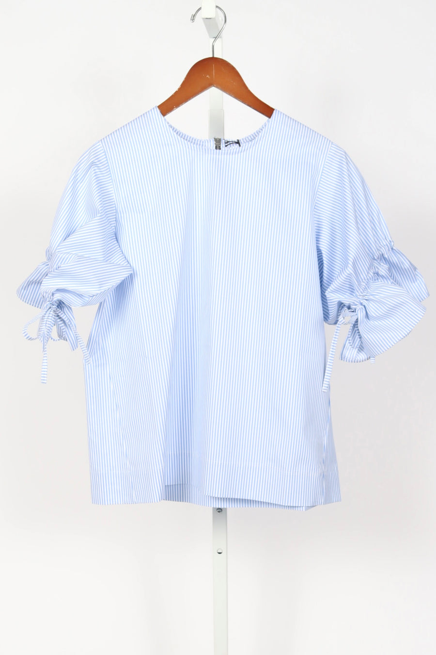 Jackie Shirt - Oxford Stripe Sky